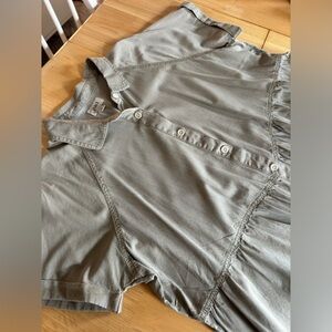 Pact Utility Dress in Sage XXL